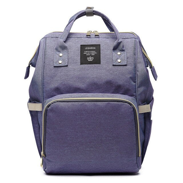 Large-Capacity Diaper Bag Backpack With Bottle Storage