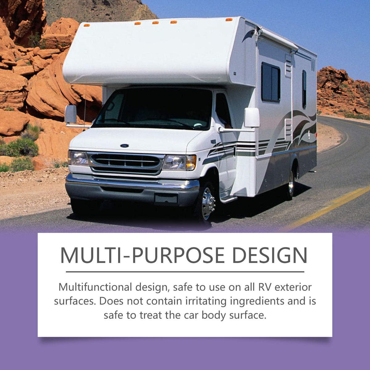 Motorhome Cleaning Solution with UV Protection & Shine