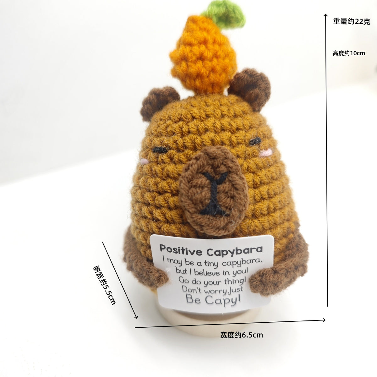 Positive Penguin Plush Toy for Cheerful Desk Decor