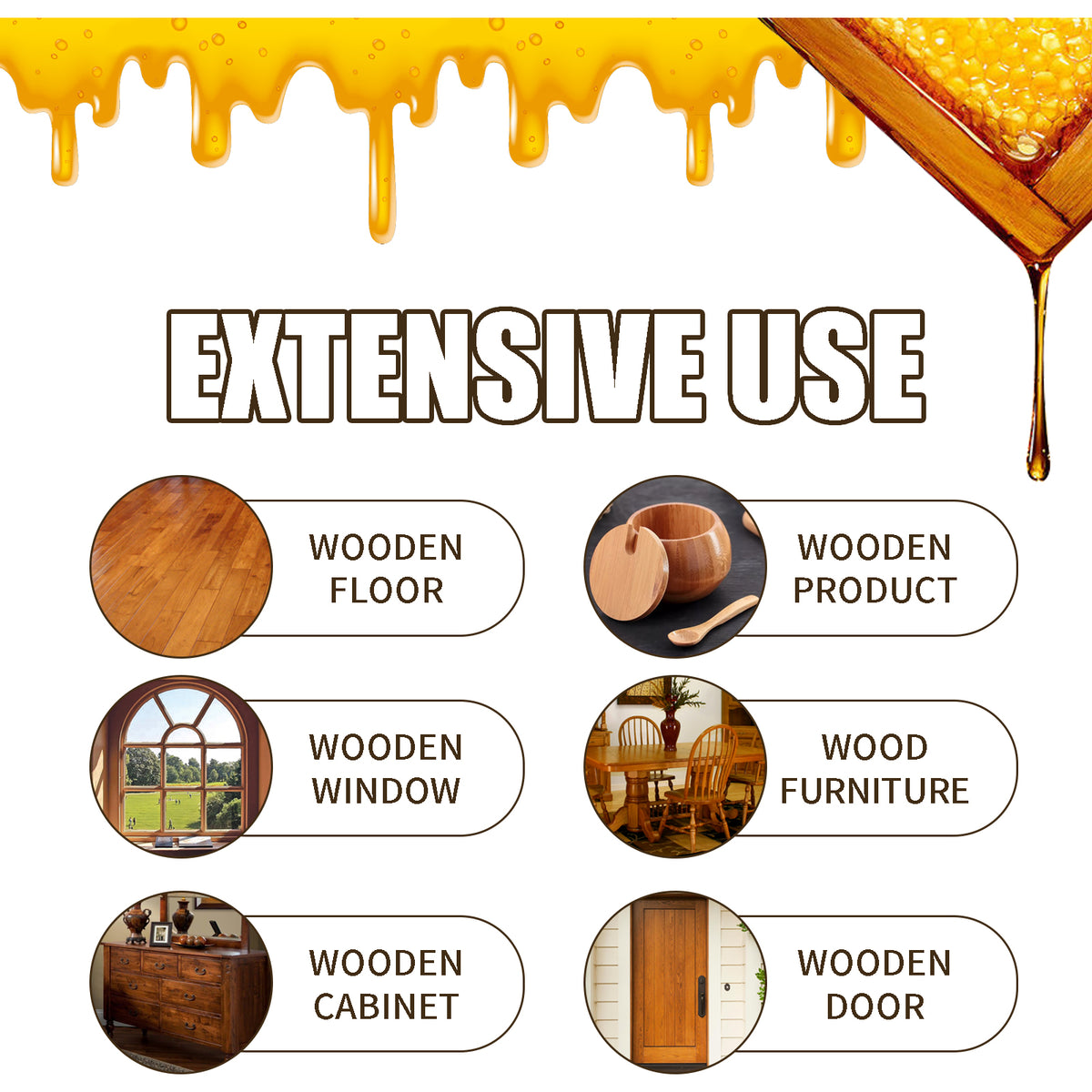 Beeswax Furniture Polish Spray for Wood Surface Care