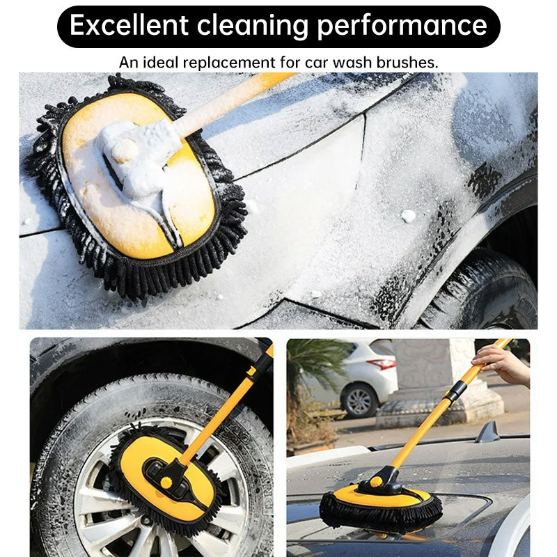 Chenille Mop Head Refill 27cm - Scratch-Free Car & Floor