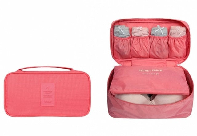 Bra and Underwear Travel Organizer for Suitcases