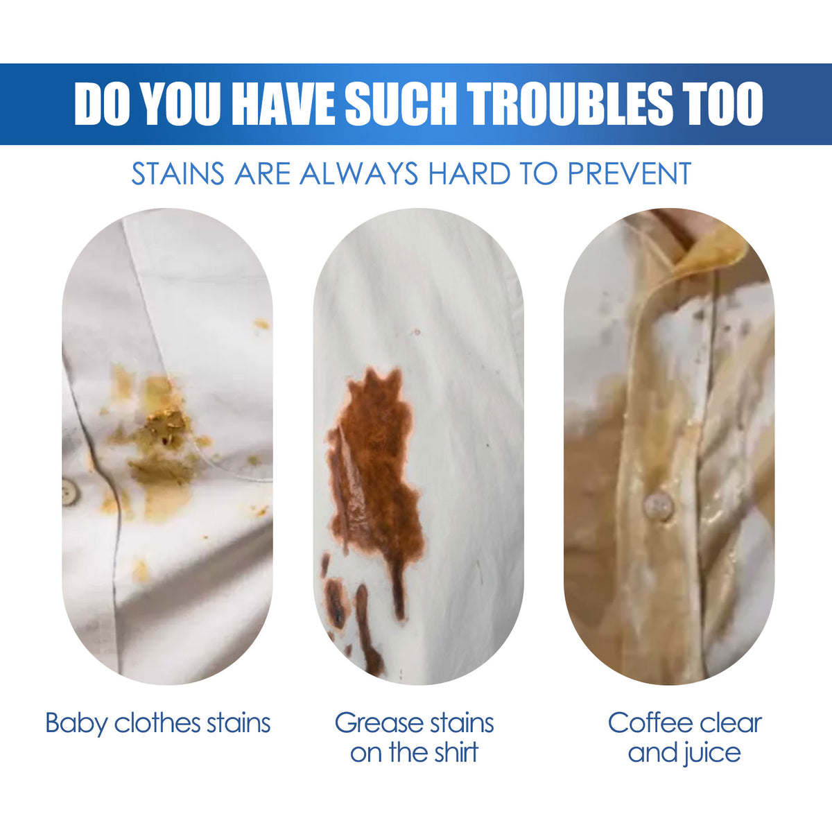 Clothes Stain Remover for Stubborn Laundry Stains