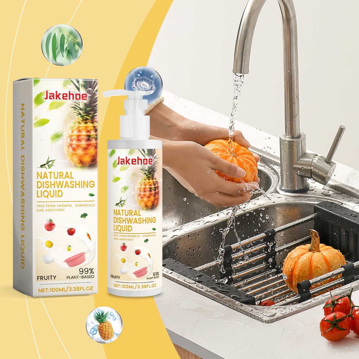 Fruit And Vegetable Cleaner | Plant-Based Dish Soap