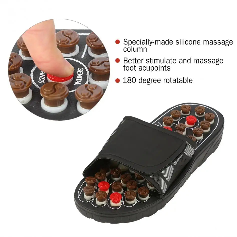 Foot Massage Slippers — Acupressure Therapy for Tired Legs