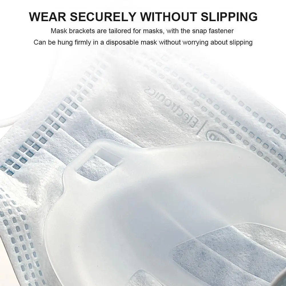 3D Silicone Mask Bracket — Breathe Easier Behind Any Mask