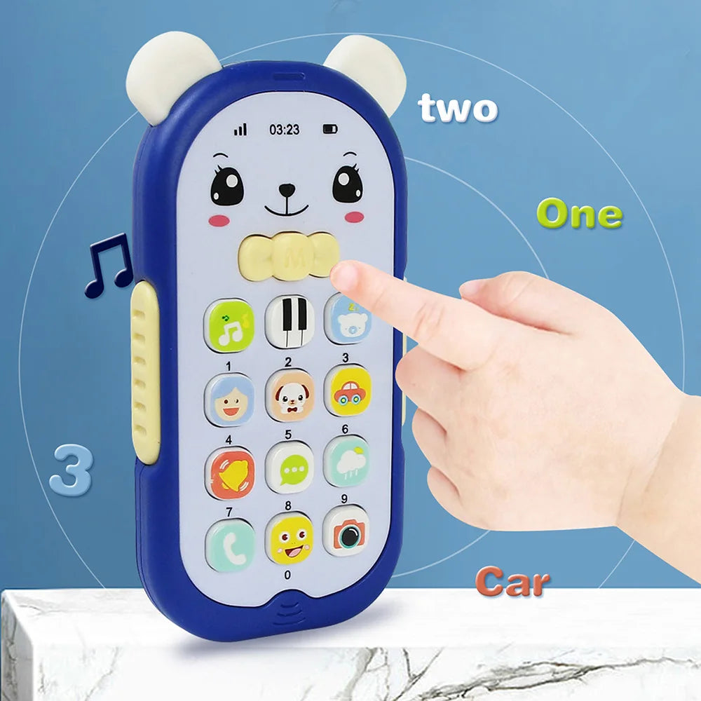 Baby Phone Toy for Early Learning, Music & Pretend Play
