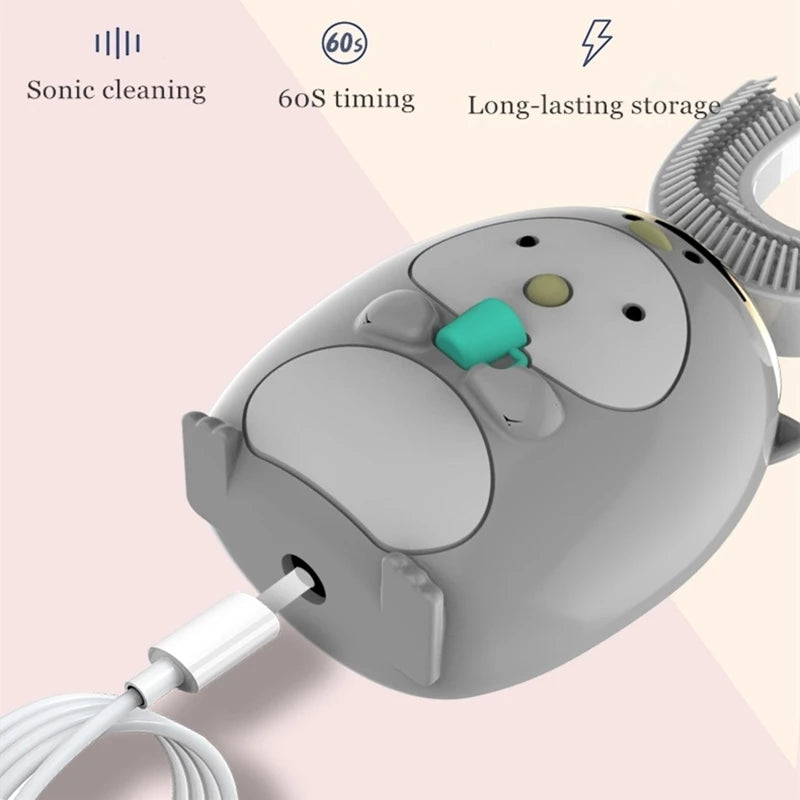 Kids Sonic Electric Toothbrush for Easier Brushing