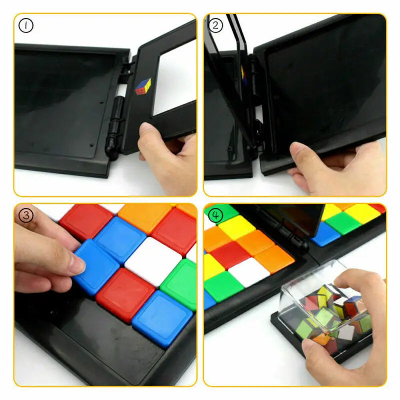 Magic Cube Race Board Game for Parent-Child Family Play