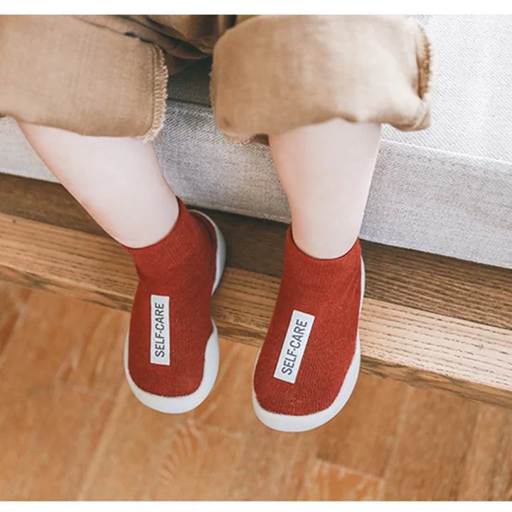 Baby First Walker Shoes With Soft Anti-Slip Rubber Soles