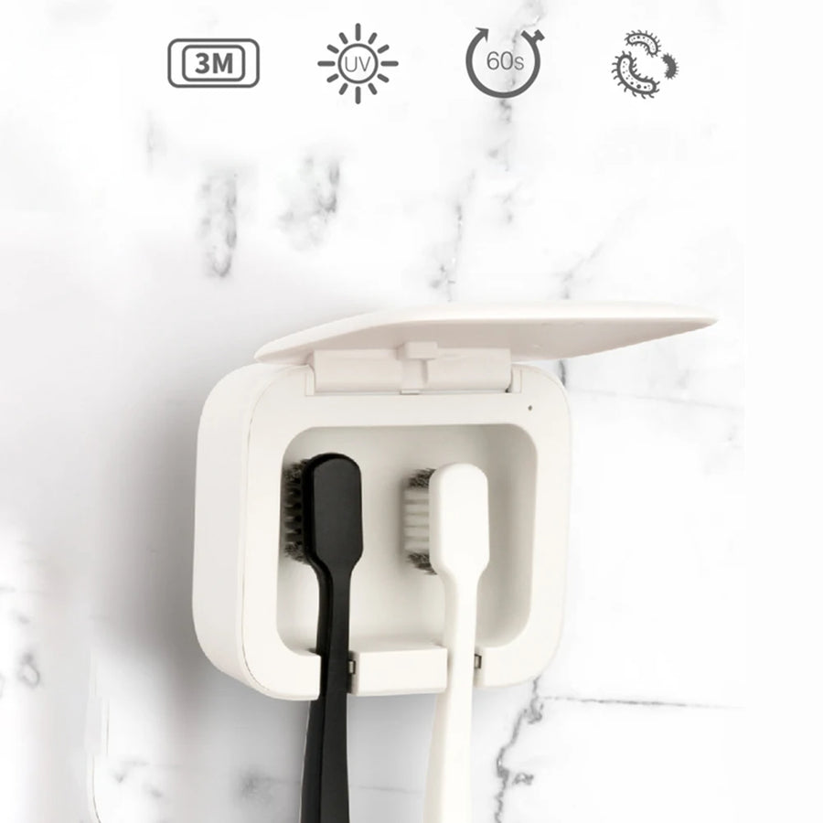 UV Toothbrush Sterilizer — 99.9% Germ Kill in Minutes