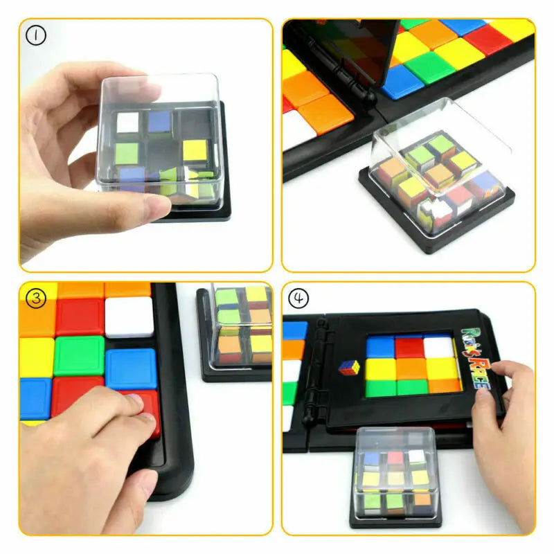 Magic Cube Race Board Game for Parent-Child Family Play