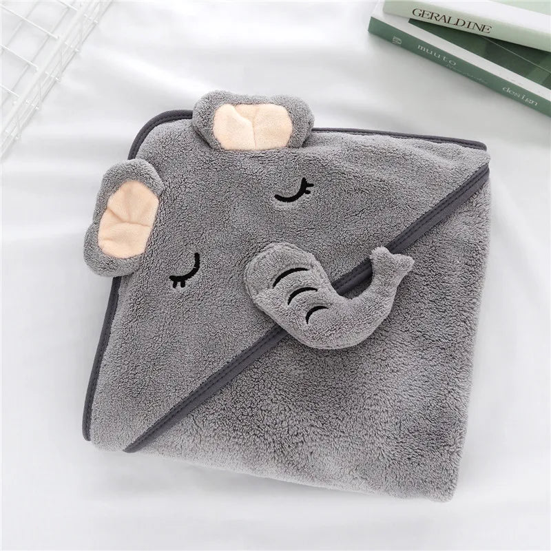 Toddler Hooded Bath Towel for Soft, Cozy After-Bath