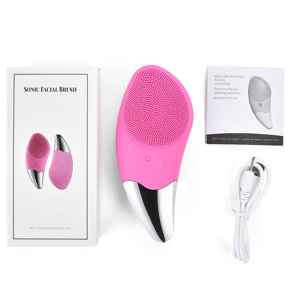 Silicone Facial Cleansing Brush — Deep Clean