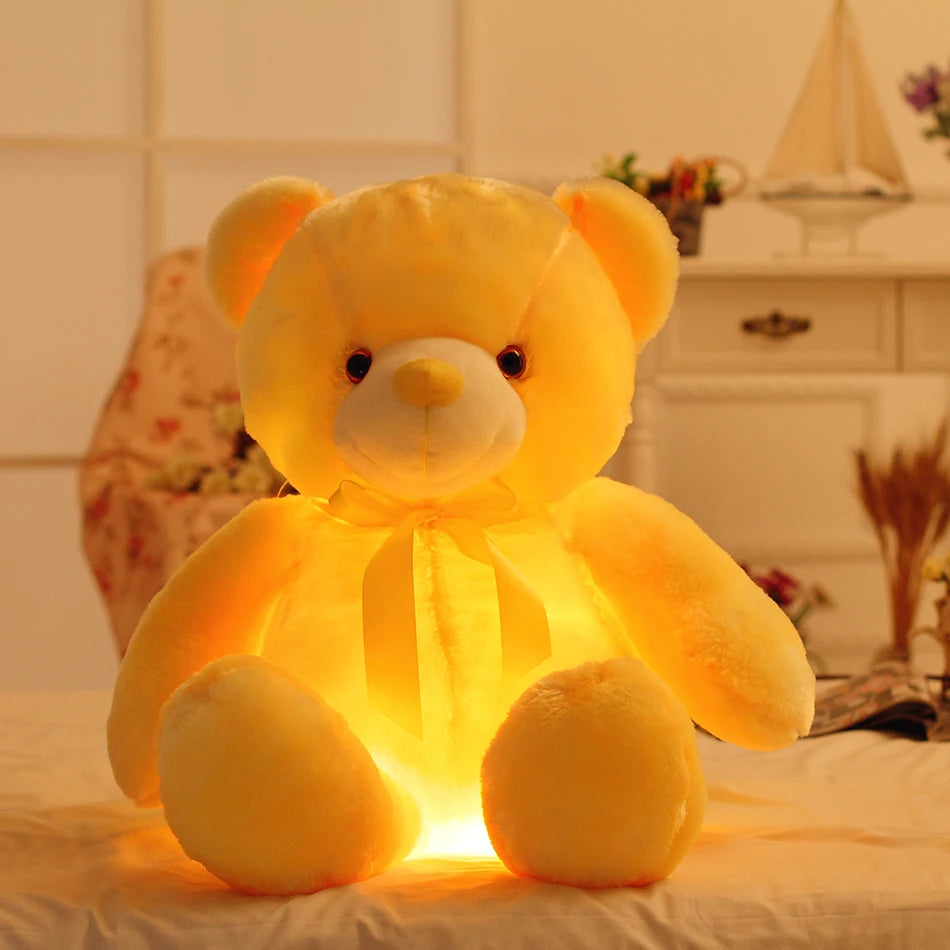 50cm LED Teddy Bear Plush Toy for Colorful Cozy Glow