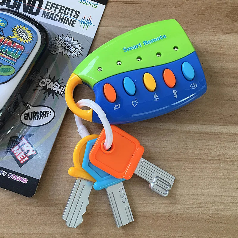 Baby Musical Car Key Toy for Pretend Play & Learning