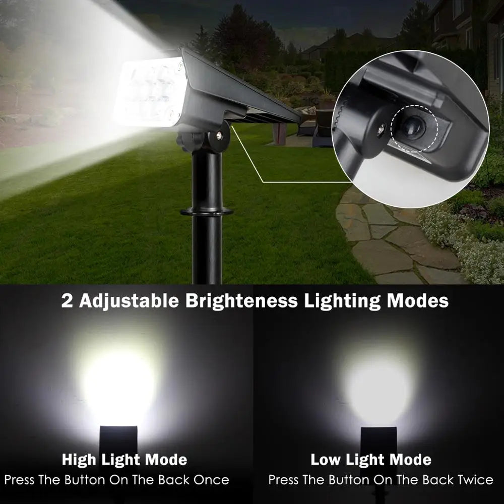 Solar Garden Lights IP65 Waterproof Auto On Off Pathway