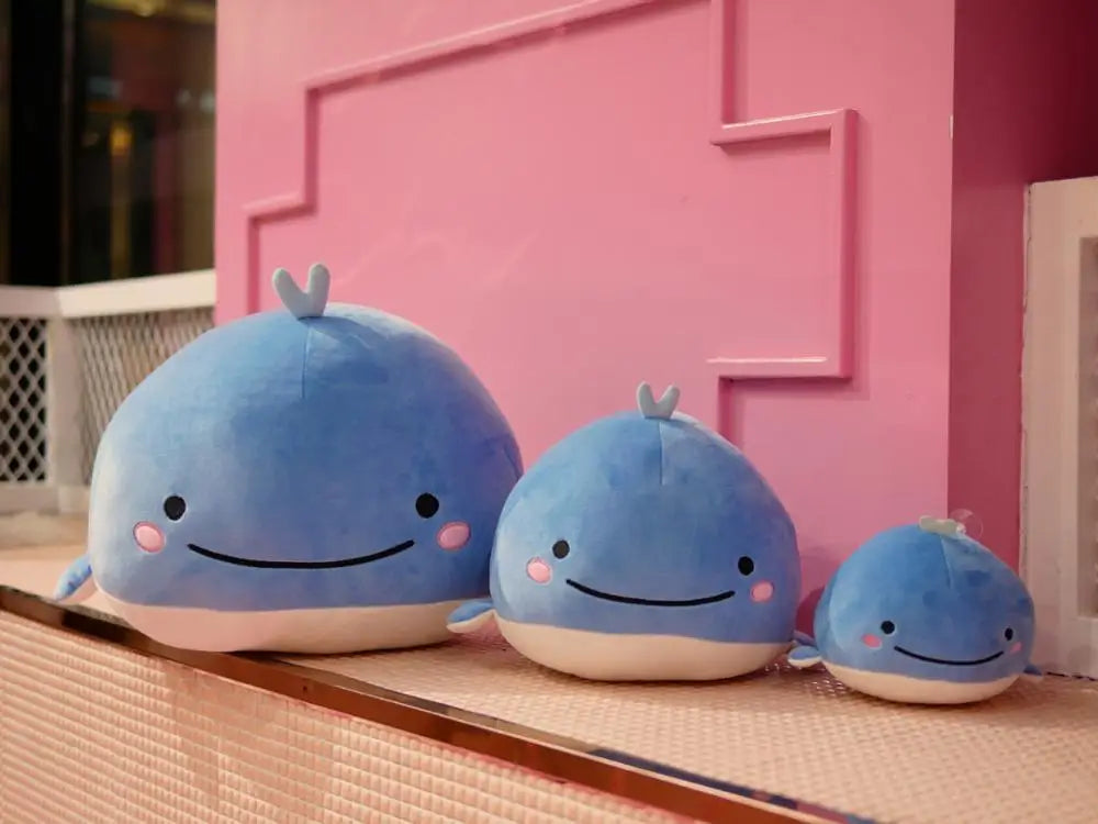Whale Plush Pillow – Soft Comfort for Cozy Cuddles