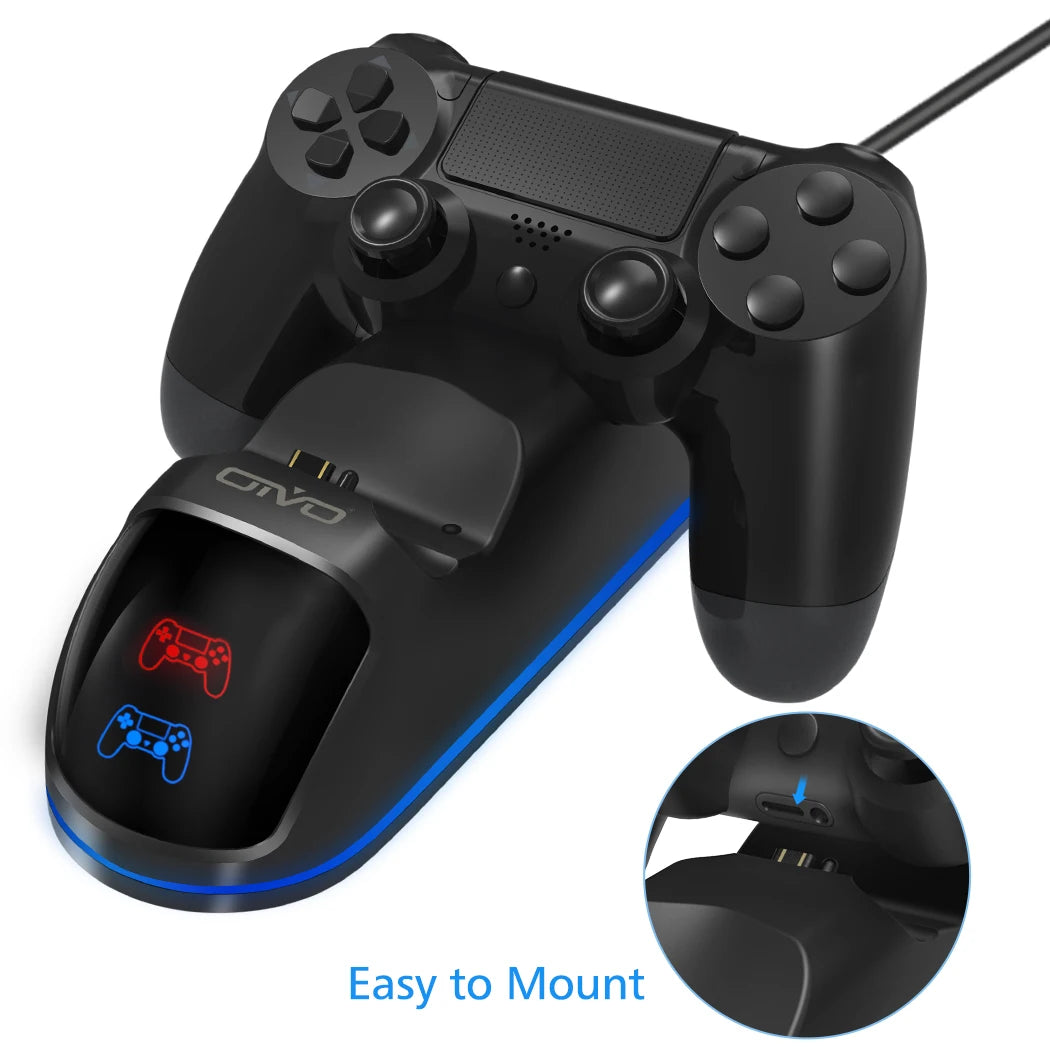 PS4 Controller Charging Dock — Dual Charge Station