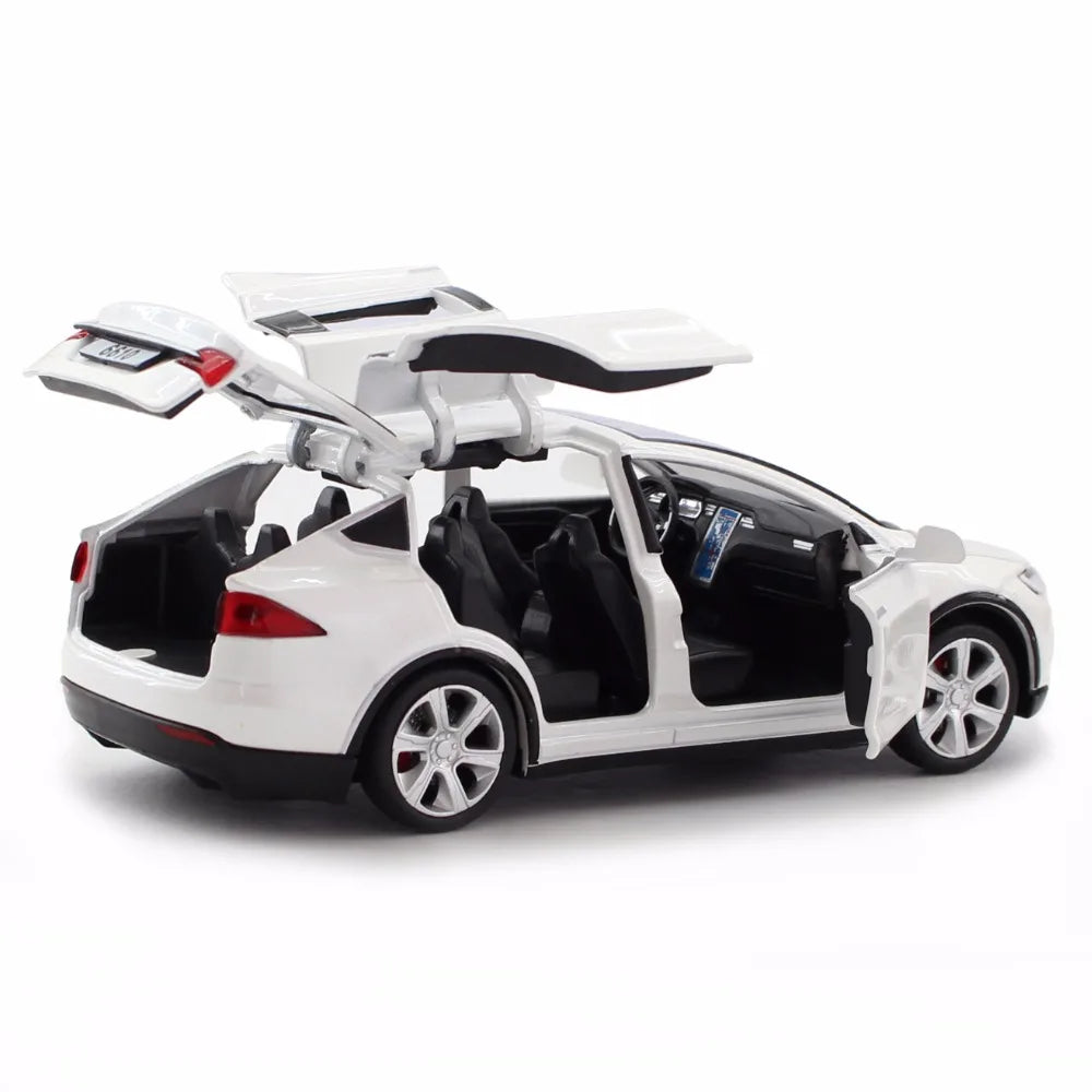 Tesla Model X Diecast Car Toy – 1:32 Alloy Gift Model