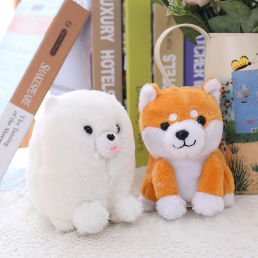 Talking Shiba Inu Plush Toy for Playful Family Giggles
