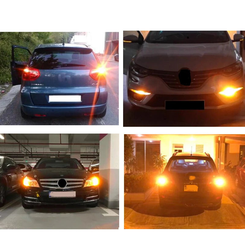 LED Turn Signal Bulb — Bright CanBus 144SMD, Error-Free