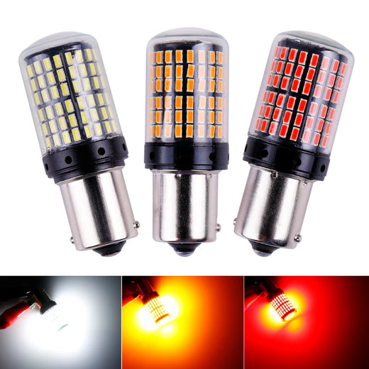 LED Turn Signal Bulb — Bright CanBus 144SMD, Error-Free