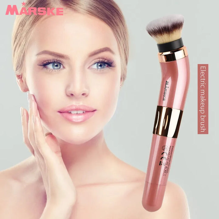 Electric Makeup Brush for Loose Powder, 360° Rotation
