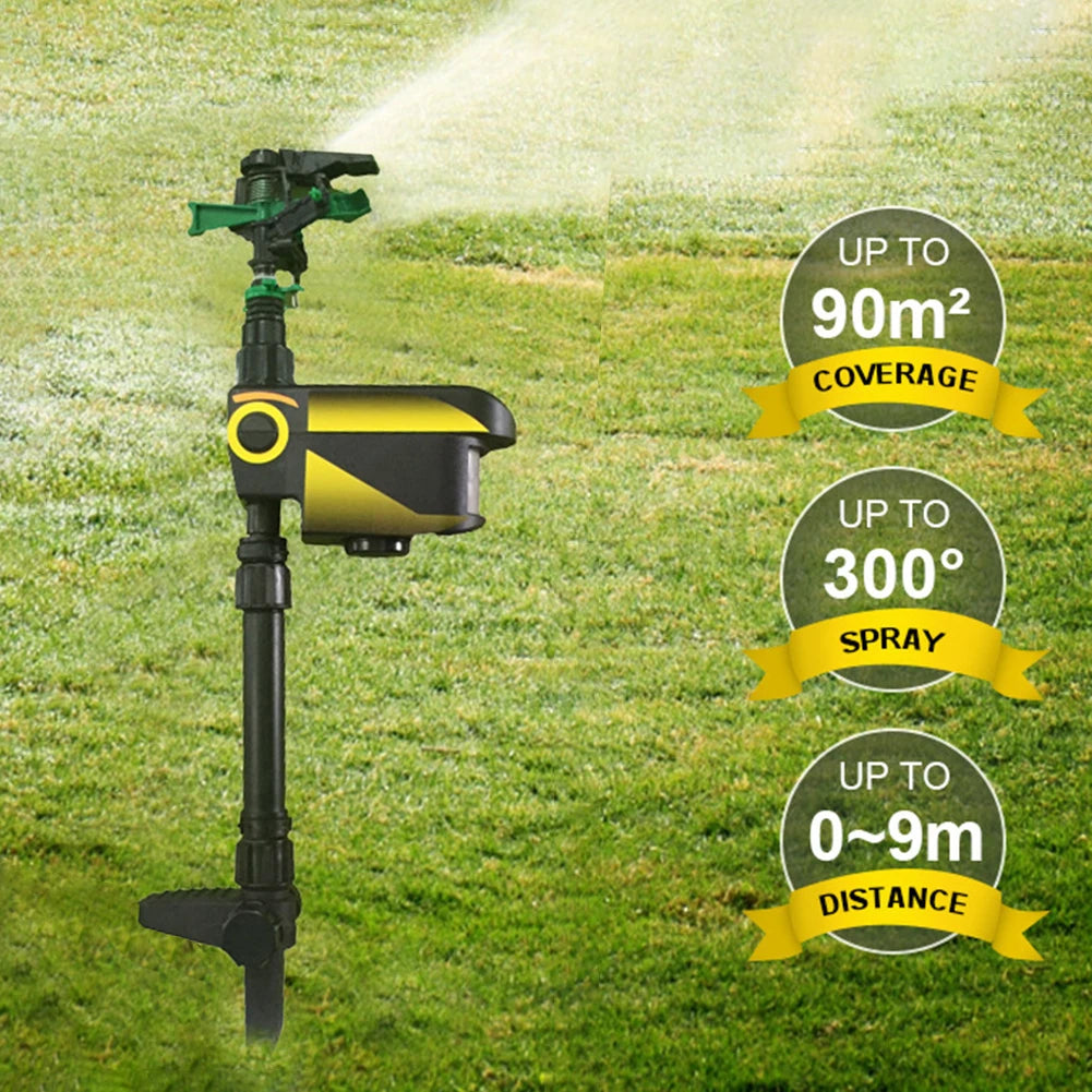 Solar Motion Sprinkler for Garden Animal Repellent