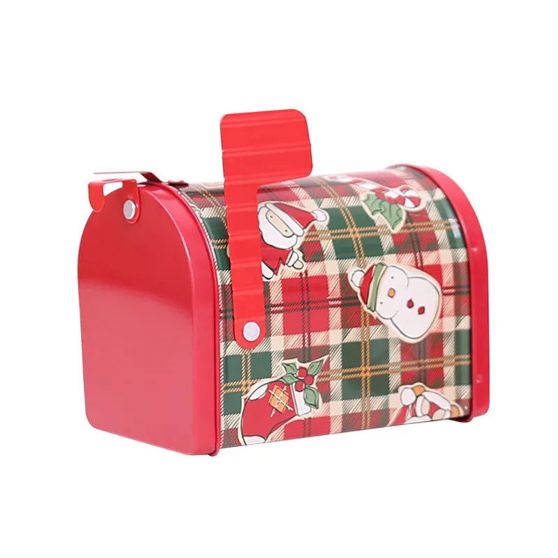 Christmas Candy Gift Box | Reusable Tin Storage Box