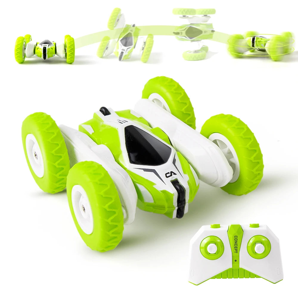 Remote Control Stunt Car for Kids – 360° Flip Drift