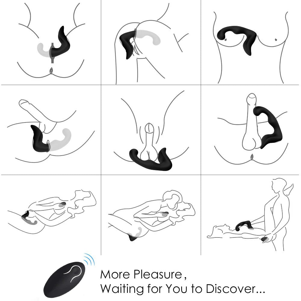 Remote Prostate Massager for Personalized Deep Relief