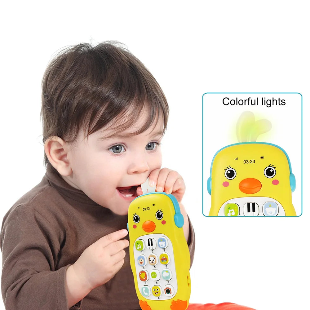 Baby Phone Toy for Early Learning, Music & Pretend Play