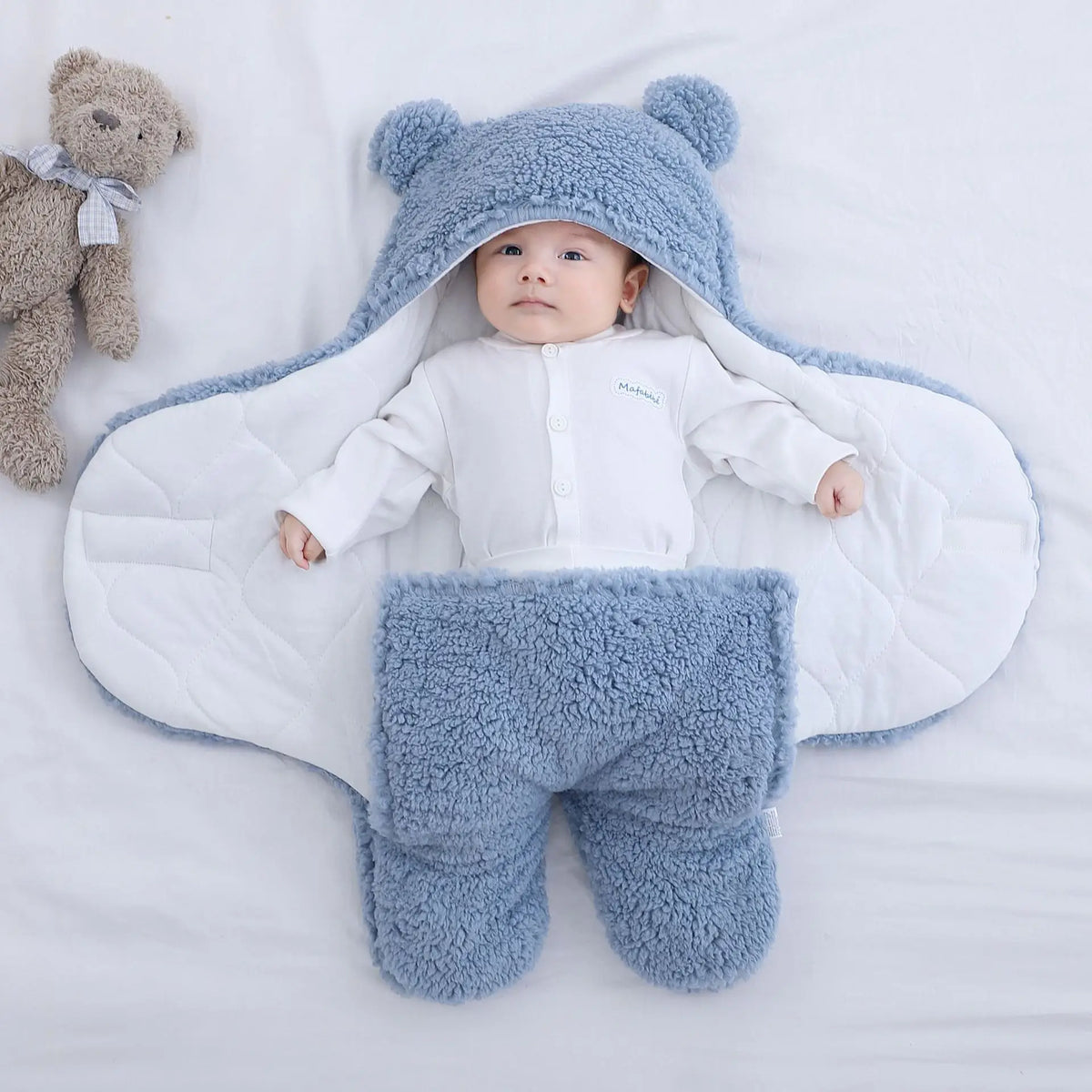 Baby Fleece Sleeping Bag for Cozy, Safer Newborn Sleep