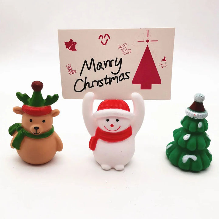 Christmas Figurines for Cake and Tree Decorations