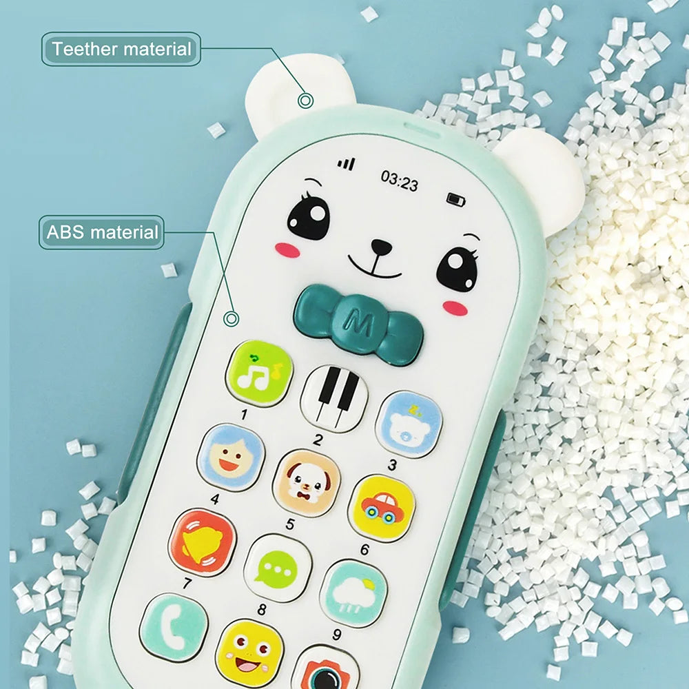 Baby Phone Toy for Early Learning, Music & Pretend Play