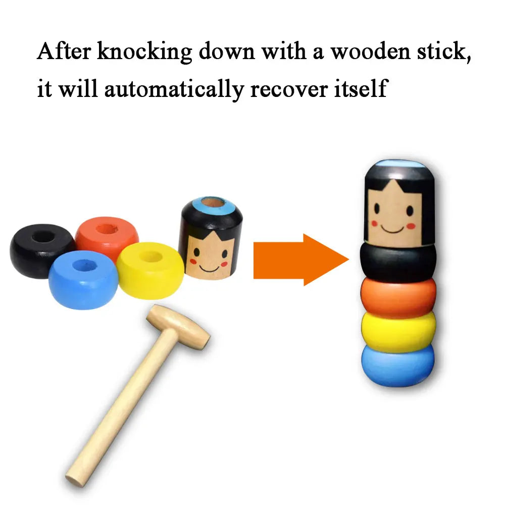 Magic Daruma Toy for Unbreakable Stage Trick Props