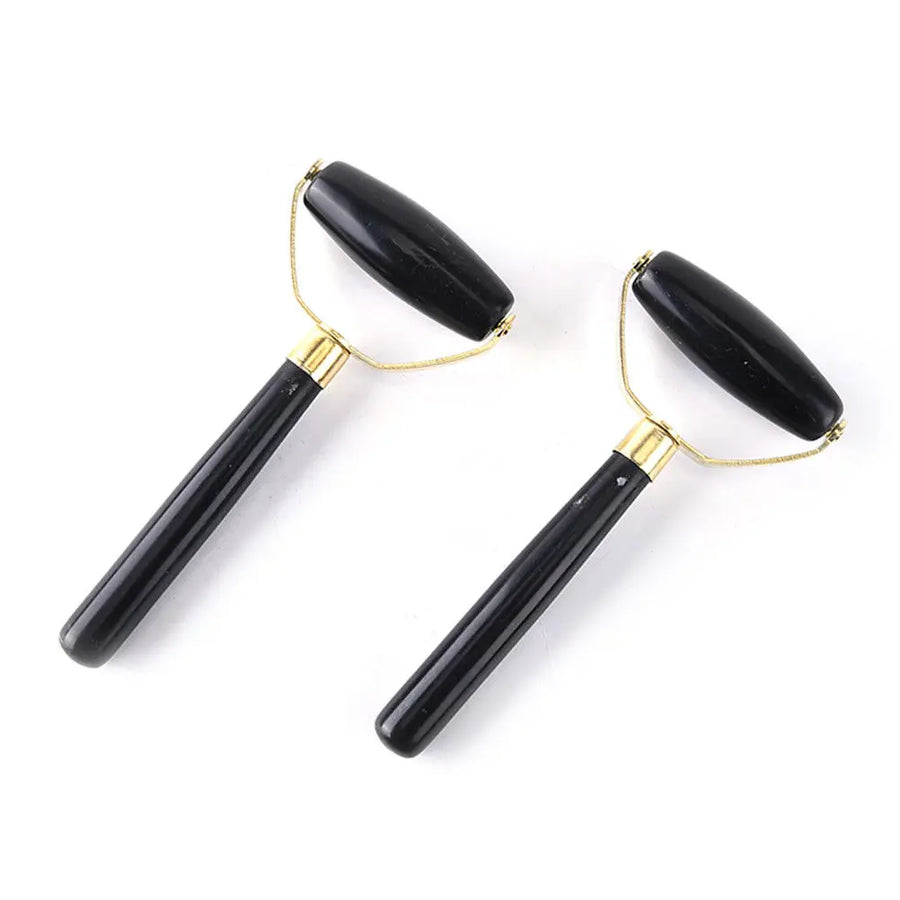 Obsidian Quartz Facial Roller — Ageless Glow for Firmer Skin
