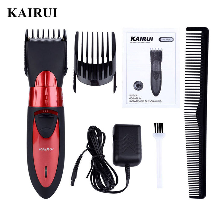 Rechargeable Waterproof Hair Trimmer for Easy Grooming