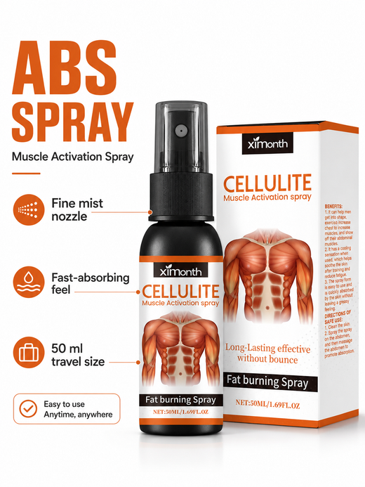 Muscle Activation Spray — Tighten & Shape Abs, No Greasiness
