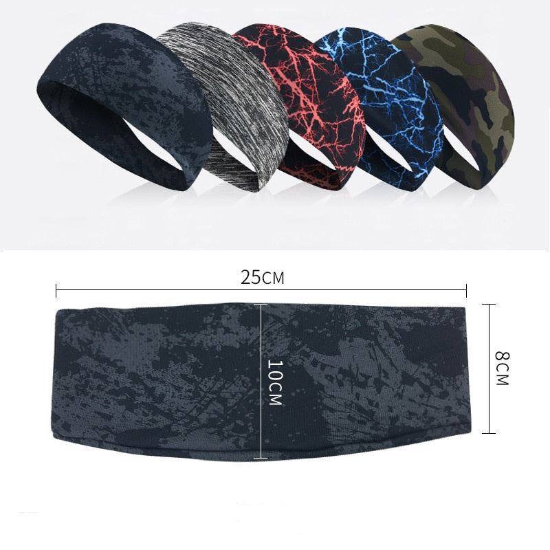 Sweat-Wicking Sport Headband for Yoga, Cycling, Gym