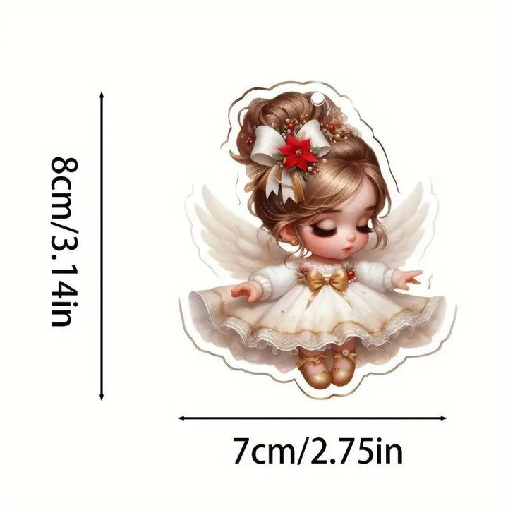 Acrylic Christmas Ornaments: Whimsical Fairy Tree Decor