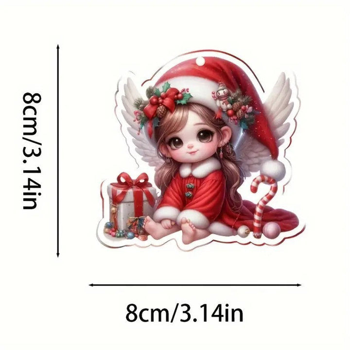 Acrylic Christmas Ornaments: Whimsical Fairy Tree Decor
