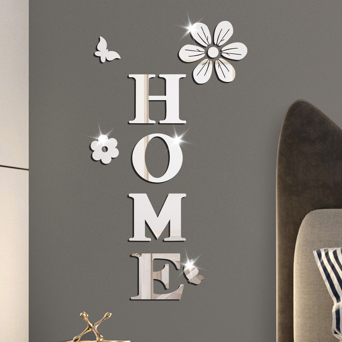 Acrylic Mirror Wall Stickers for Elegant Home Decor
