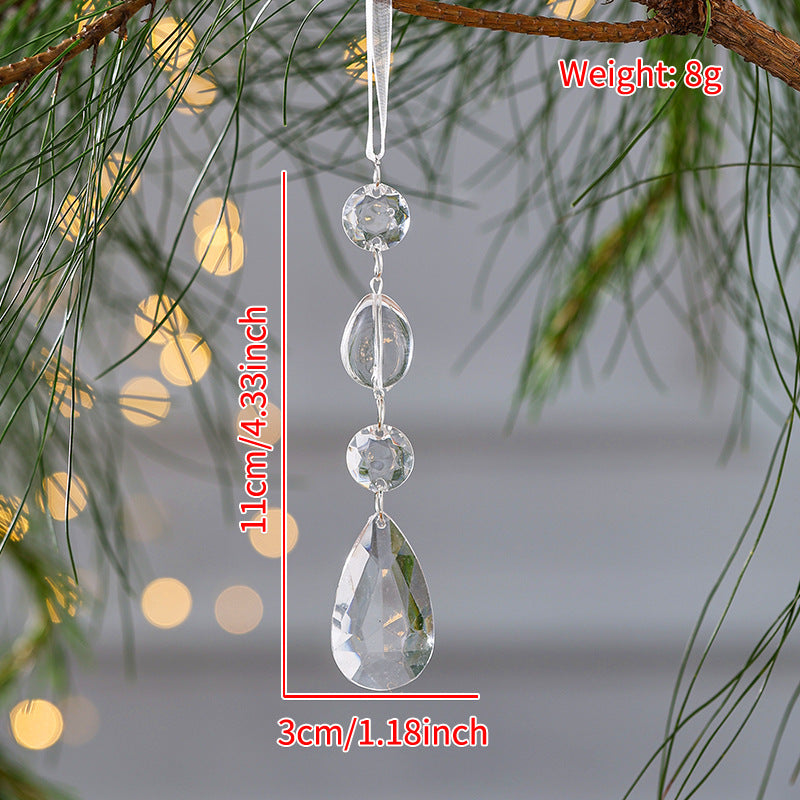 Crystal Christmas Tree Ornaments | Winter Sparkle