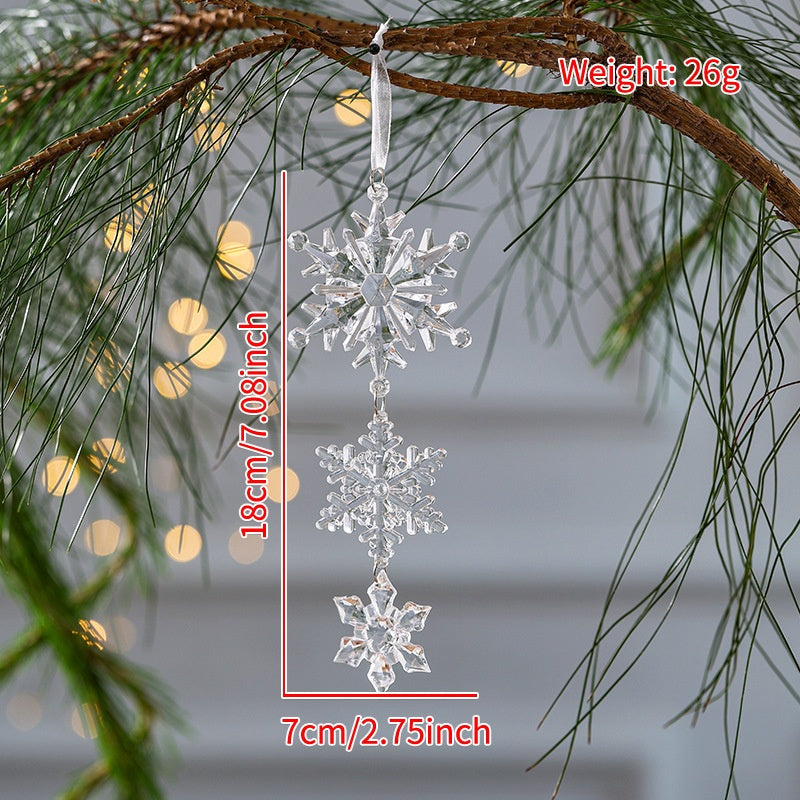 Crystal Christmas Tree Ornaments | Winter Sparkle