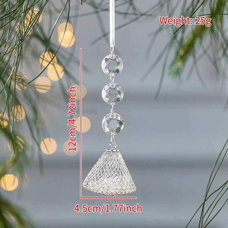 Crystal Christmas Tree Ornaments | Winter Sparkle