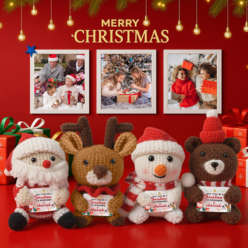 Crochet Santa Doll Keepsake Christmas Decor Gift Idea