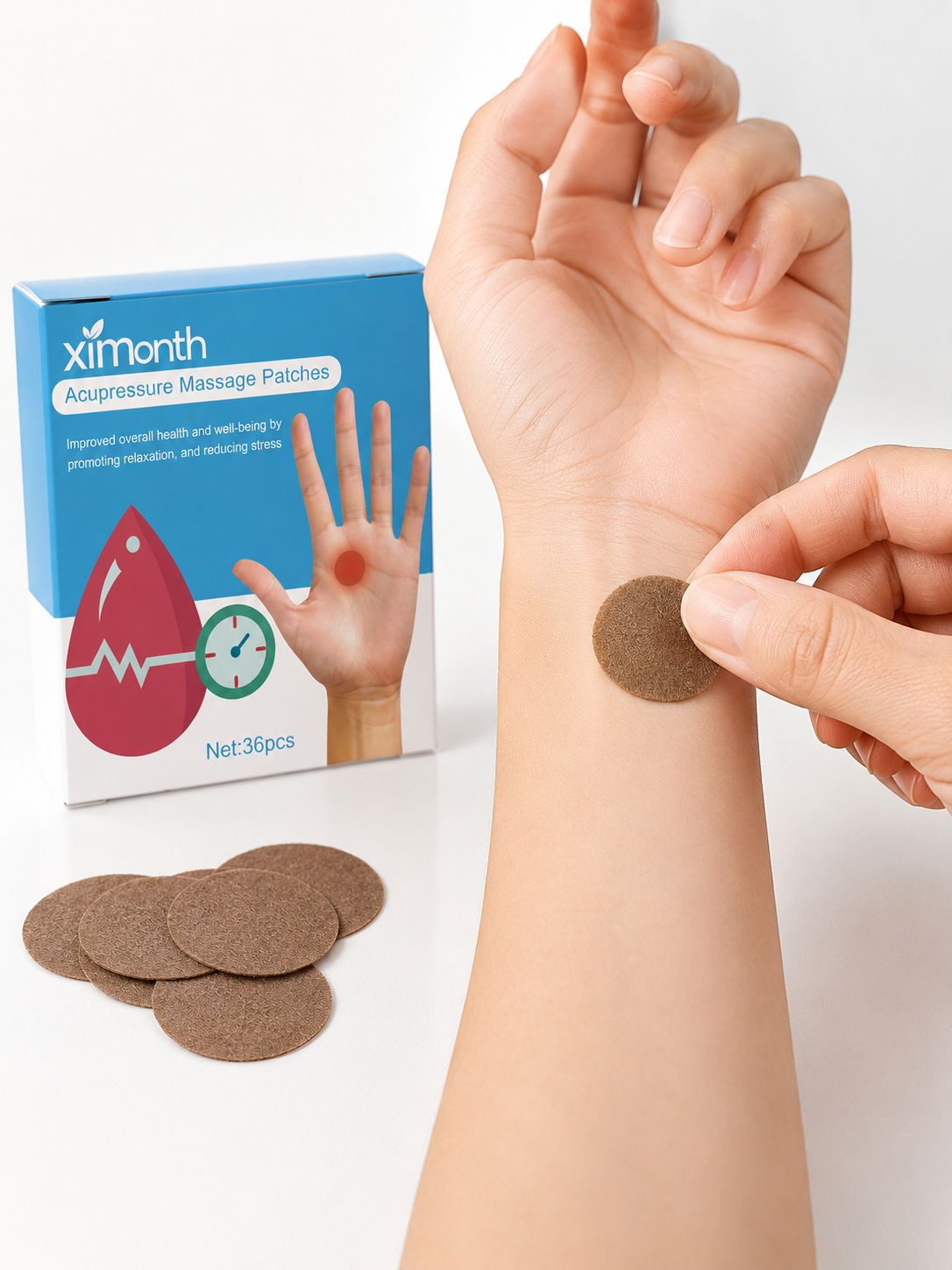 Acupressure Massage Patches — Drug-Free Stress & Health
