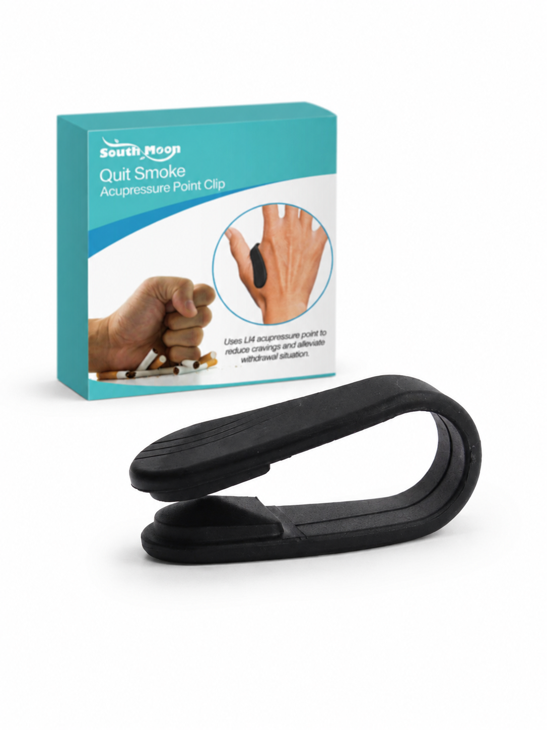 Quit Smoking Acupressure Clip — Drug-Free Craving Relief